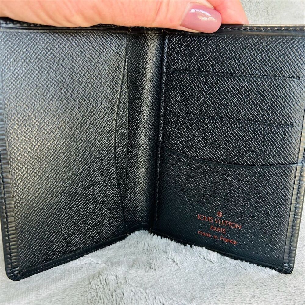 Louis Vuitton Unisex Black Epi Leather Bifold Pocket Organizer Wallet - Picture 3 of 14